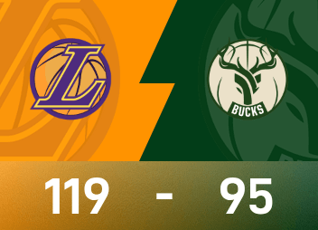 NBA 경기보고서 : 돈치치 41득점, 9리바운드, 6어시스트, 안테토쿤포 32득점, 레이커스 119-95 벅스