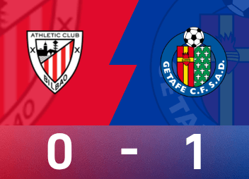 라리가 경기 리포트: 시장은 일격에 승리, 헤타페는 비바오를 1-0으로 이겼습니다.