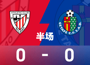 라 리가 하프타임: 산체트가 위험을 야기했고, 비바오는 일시적으로 헤타페에게 0-0을 기록했습니다.