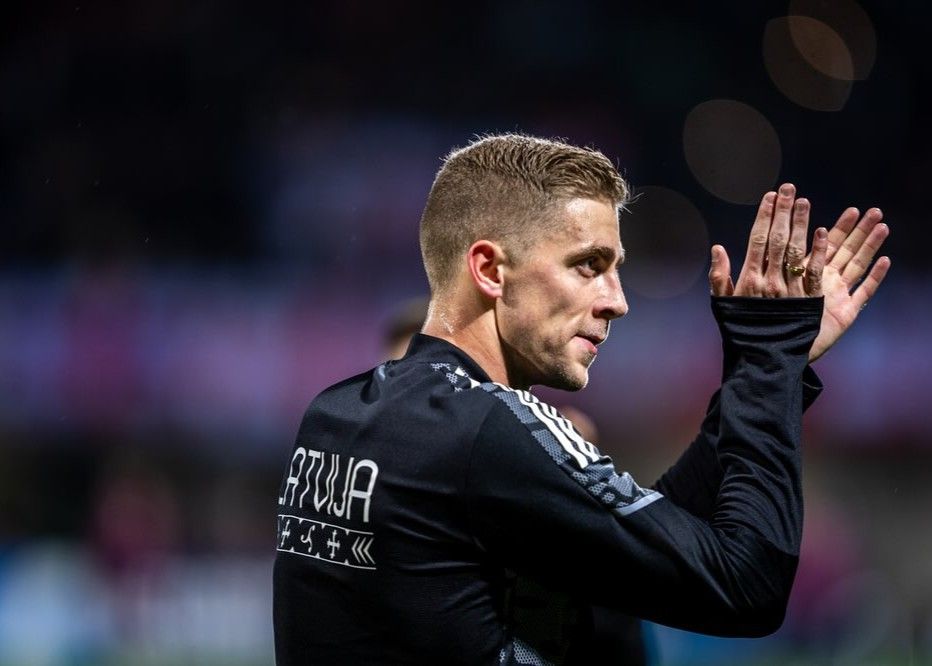 라트비아 공격수: 대부분 수비를 했을지 모르지만 마지막 경기에서는 승리하기 위해 최선을 다했습니다.